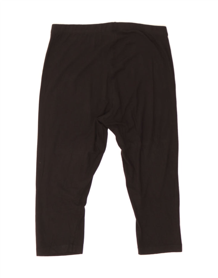 BODEN Womens Capri Tracksuit Trousers UK 16 Large  Black Viscose Vintage Boden and Second-Hand Boden from Messina Hembry 