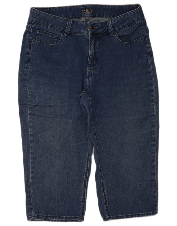 LEE Womens Riders Capri Jeans W32 L19 Blue