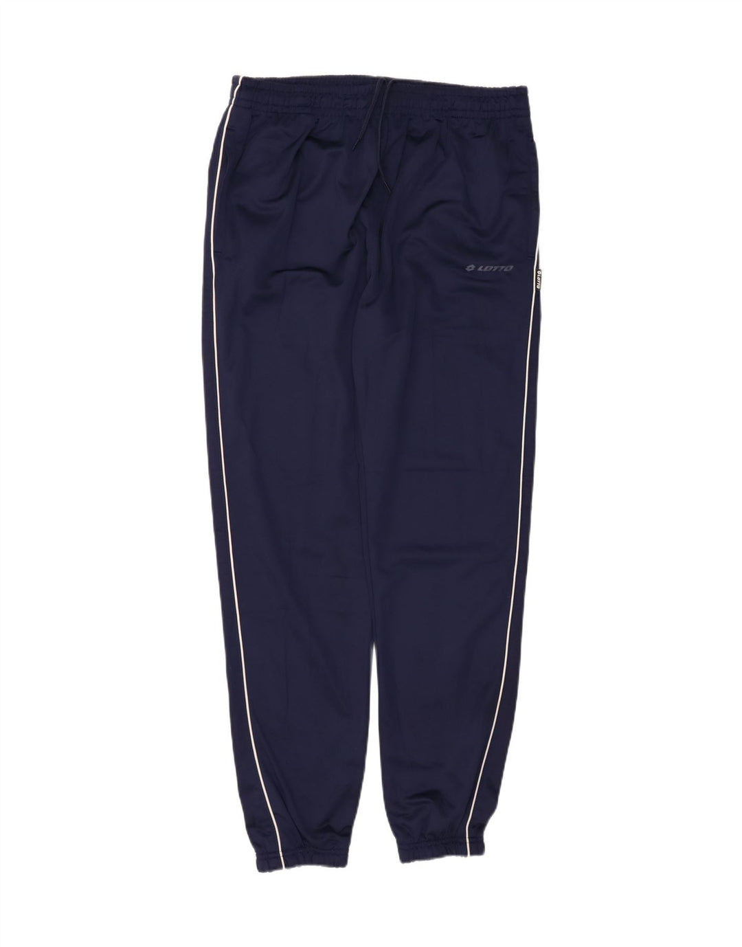 LOTTO Mens Tracksuit Trousers Joggers Large  Navy Blue Polyester Vintage Lotto and Second-Hand Lotto from Messina Hembry 
