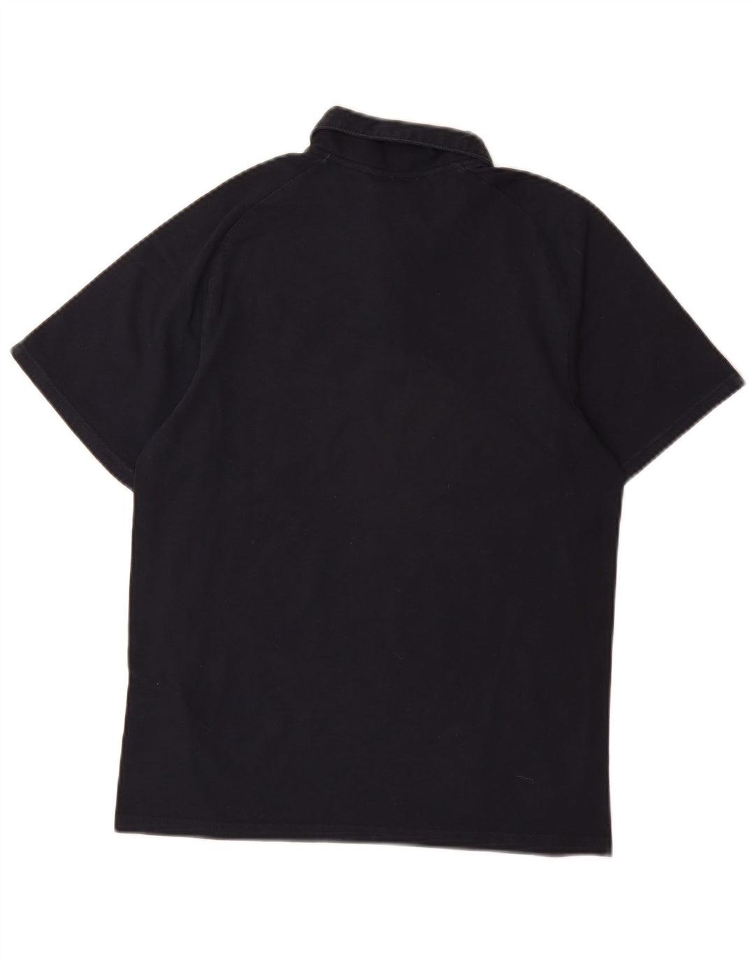 NIKE Boys Polo Shirt 12-13 Years Large  Navy Blue Colourblock Cotton