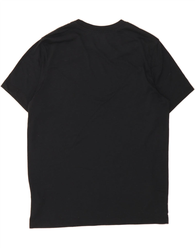 NIKE Mens Dri Fit Graphic T-Shirt Top Medium Black Polyester Vintage Nike and Second-Hand Nike from Messina Hembry 