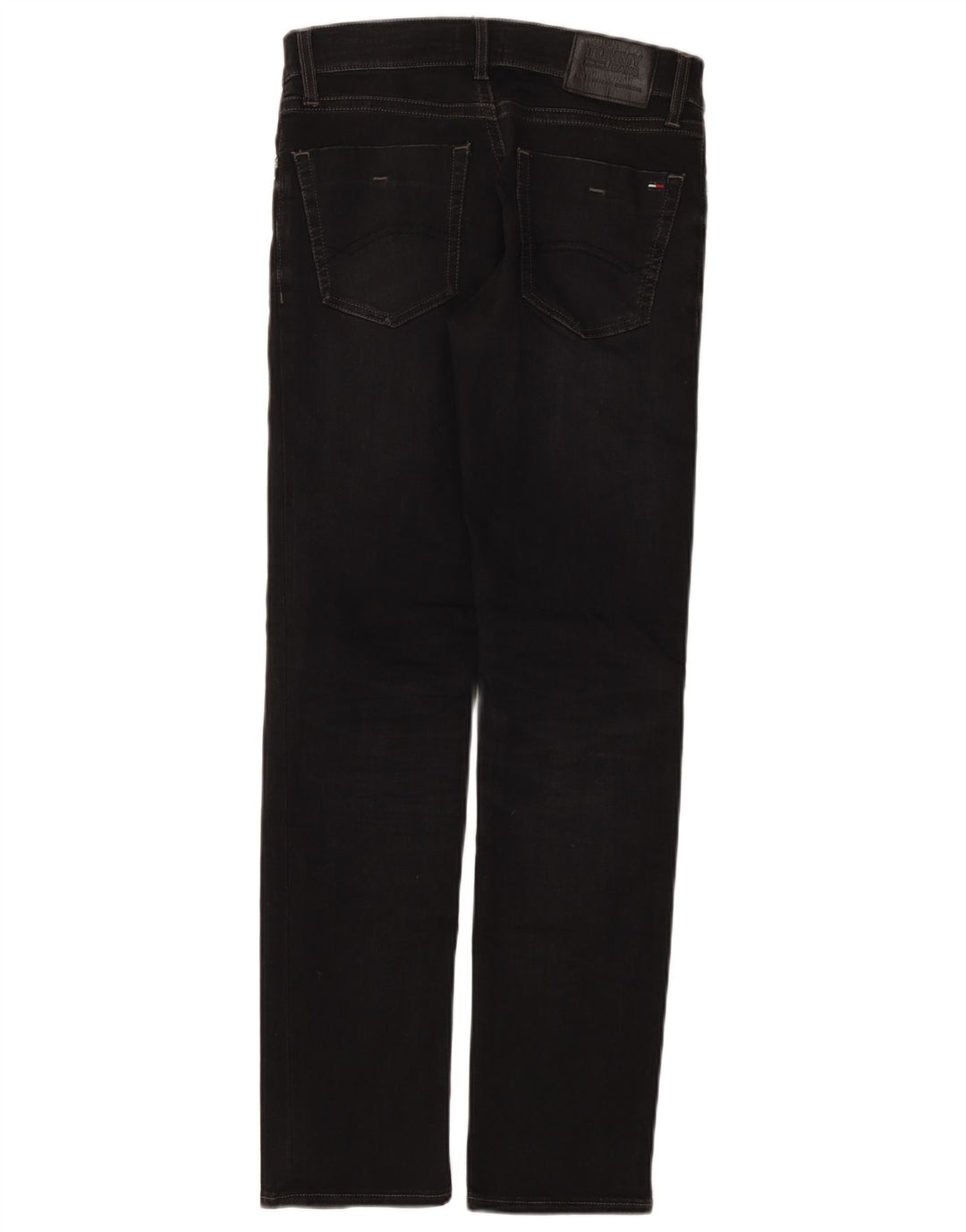 Tommy Hilfiger Mens Slim Jeans W30 L32 Black Cotton