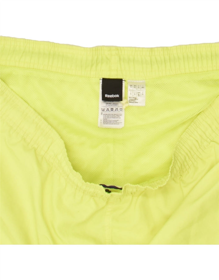 REEBOK Mens Sport Shorts XL Green Polyester | Vintage Reebok | Thrift | Second-Hand Reebok | Used Clothing | Messina Hembry 