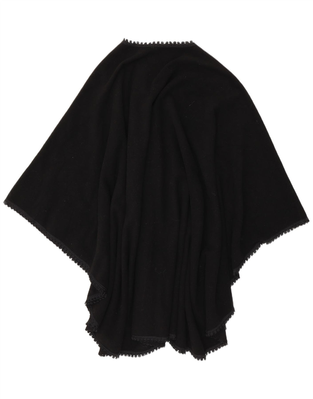 Vintage Womens Poncho Coat One Size Black