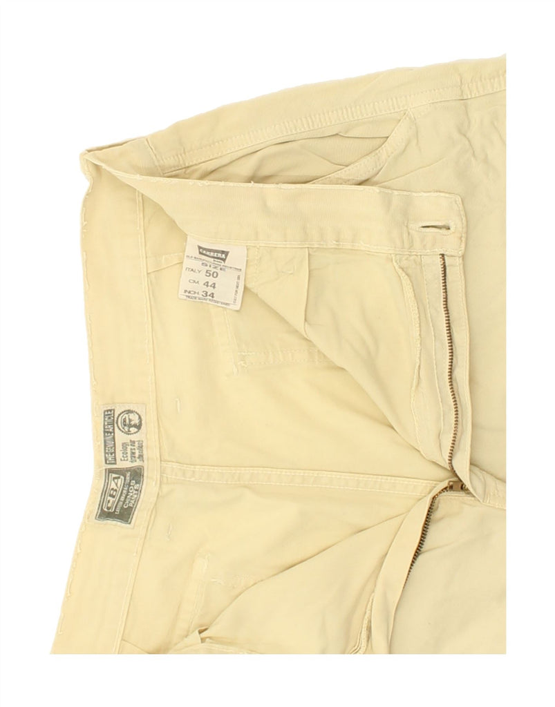 CARRERA Mens Cargo Shorts W34 Large Beige Cotton Vintage Carrera and Second-Hand Carrera from Messina Hembry 