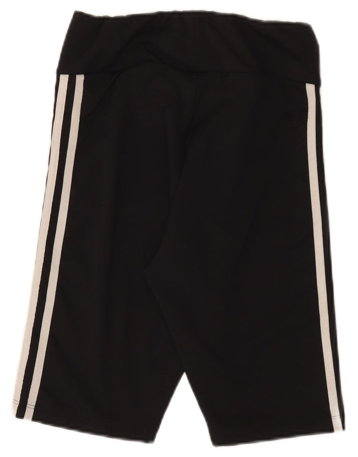 Adidas Womens Sport Shorts UK 10 Small Black Polyester