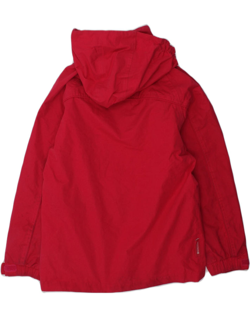 MOUNTAIN WAREHOUSE Girls Hooded Rain Jacket 9-10 Years Red Polyester | Vintage Mountain Warehouse | Thrift | Second-Hand Mountain Warehouse | Used Clothing | Messina Hembry 