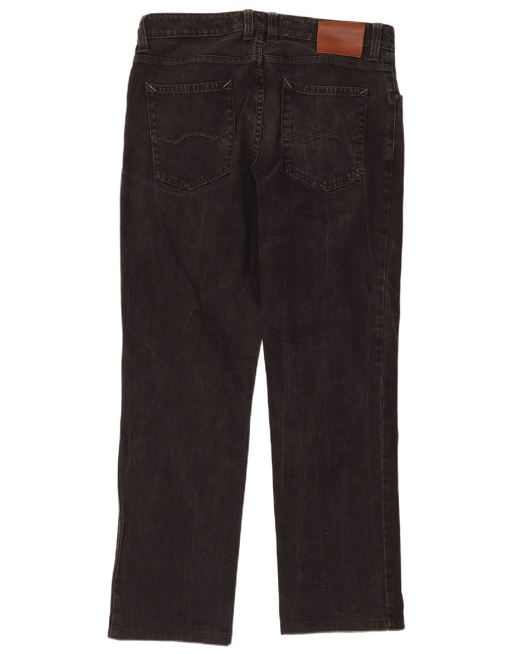 Camel Active Mens Straight Jeans W36 L34 Black Cotton