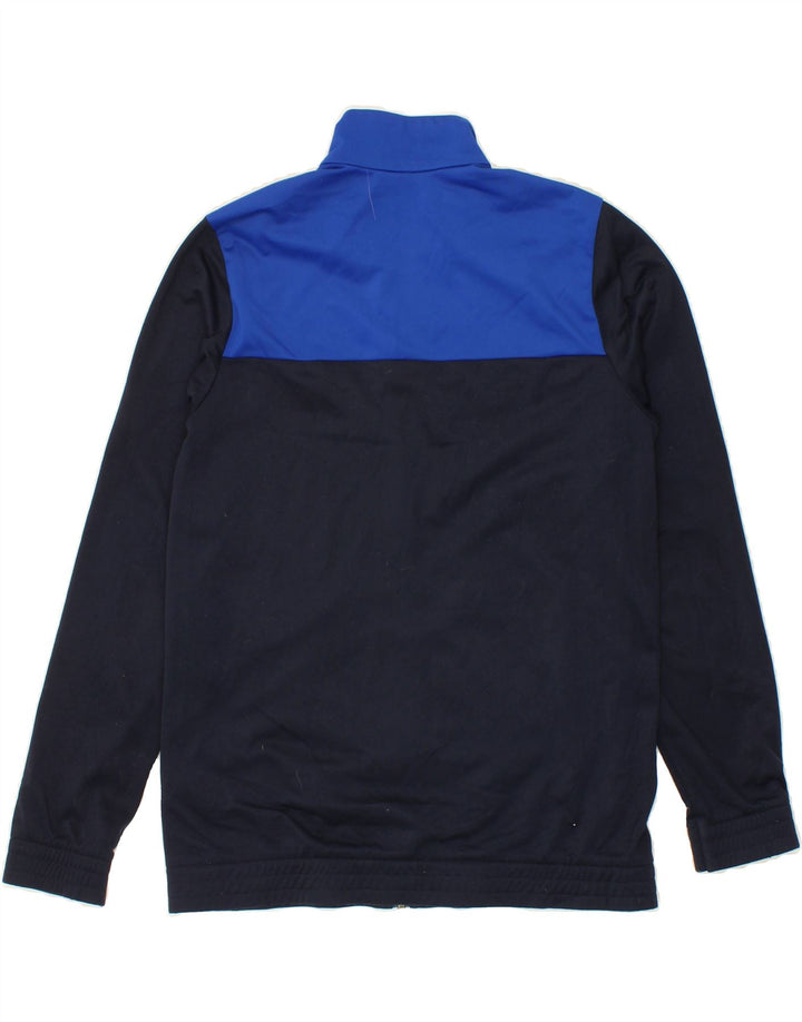 ADIDAS Boys Tracksuit Top Jacket 13-14 Years  Navy Blue Colourblock Vintage Adidas and Second-Hand Adidas from Messina Hembry 