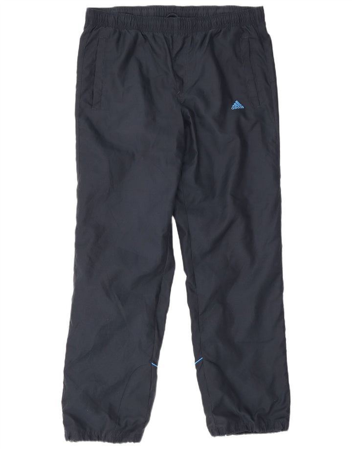 Adidas Mens Tracksuit Trousers Joggers UK 40/42 Medium Navy Blue Polyester