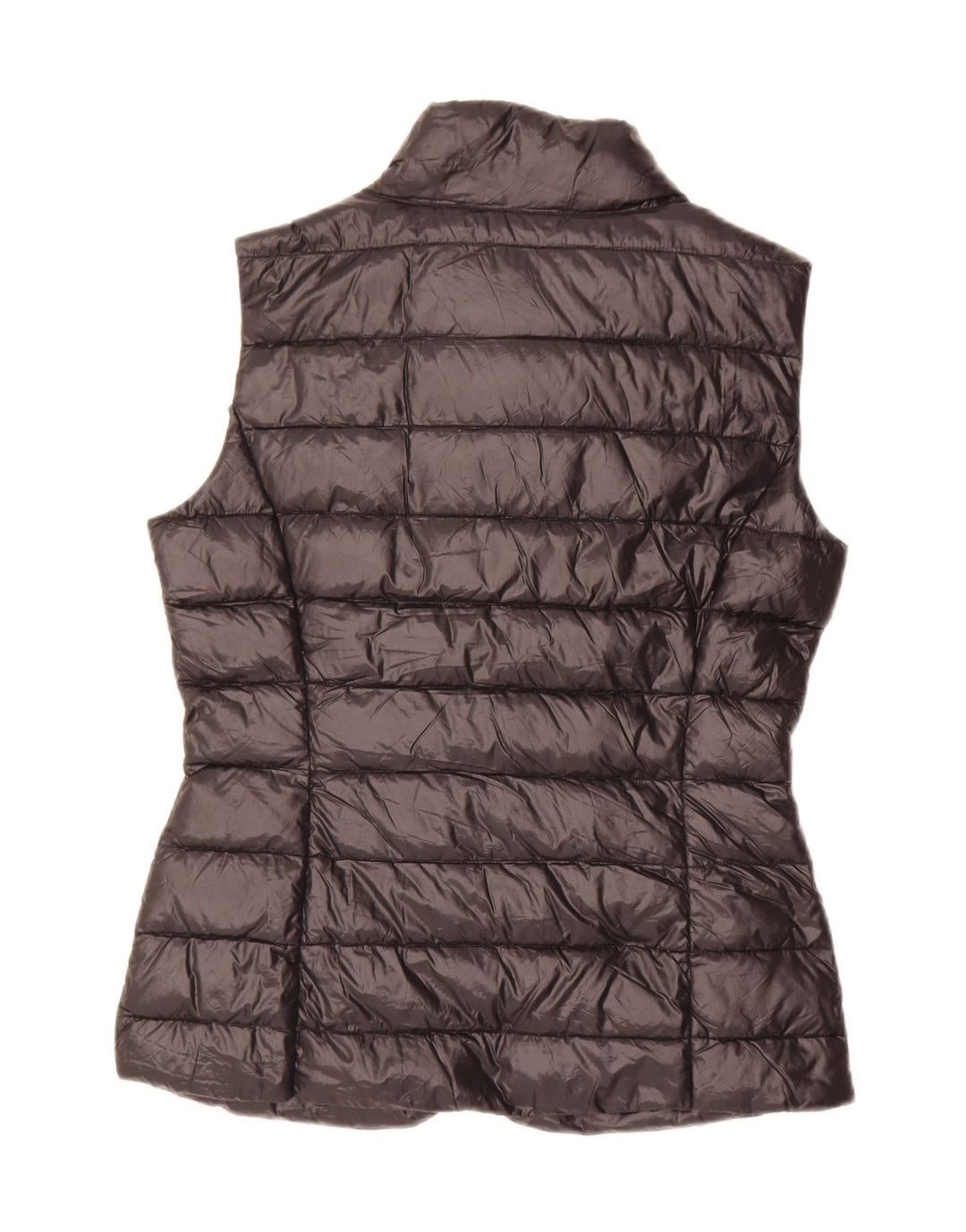 Benetton Womens Padded Gilet UK 10 Small Black