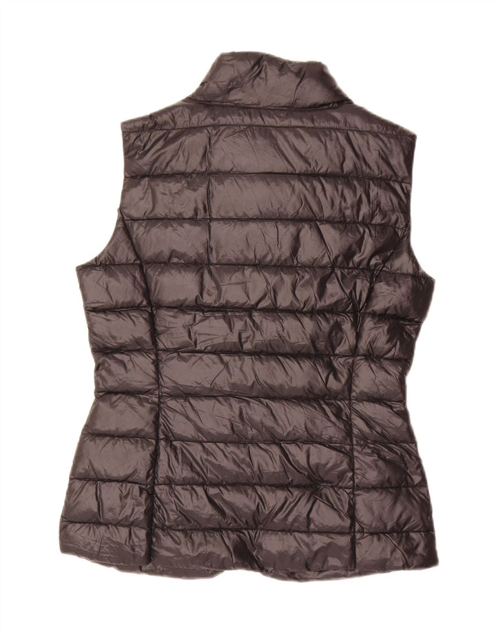 Benetton Womens Padded Gilet UK 10 Small Black