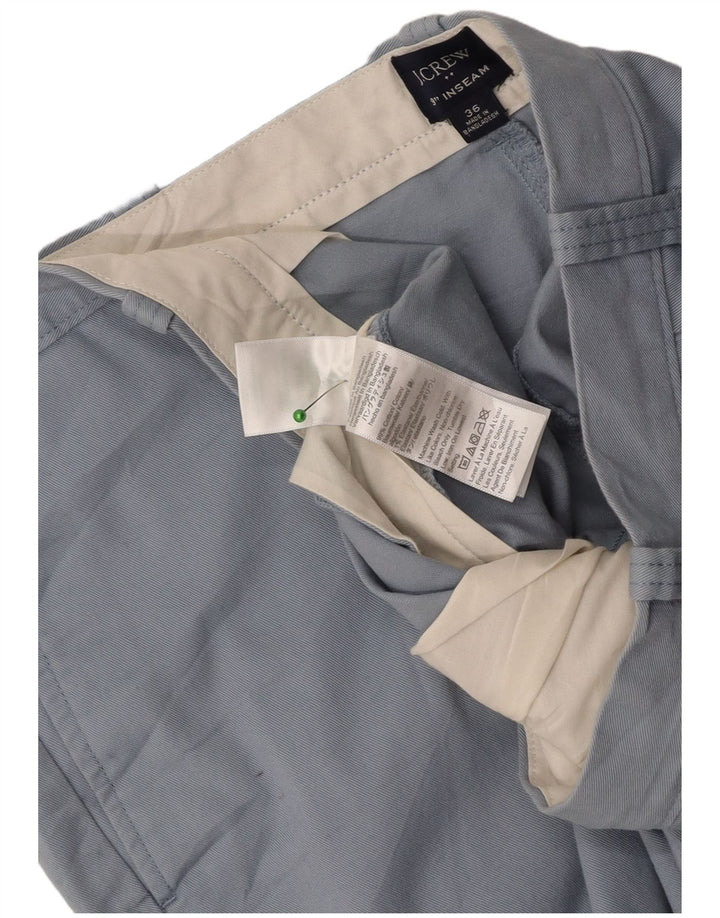 J. CREW Mens Chino Shorts W36 Large  Blue Cotton