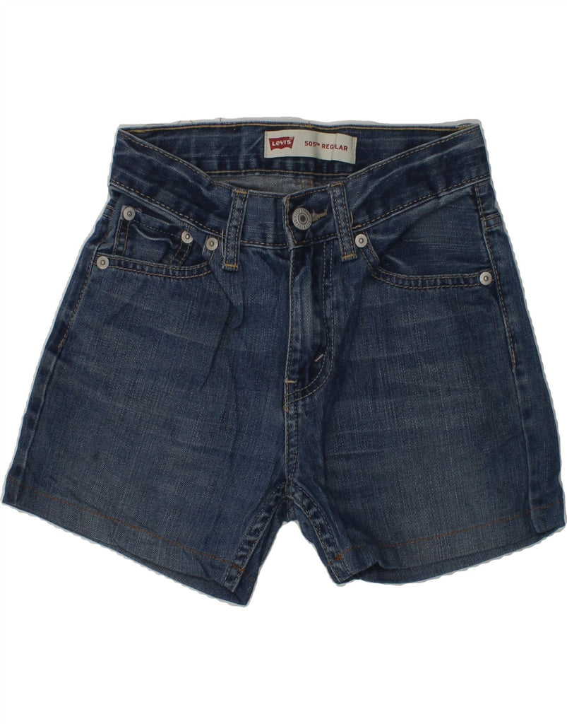 LEVI'S Boys 505 Regular Denim Shorts 9-10 Years W23  Blue Cotton | Vintage Levi's | Thrift | Second-Hand Levi's | Used Clothing | Messina Hembry 