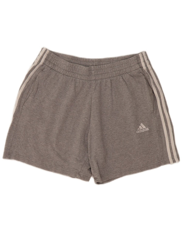 Adidas Mens Sport Shorts XL Grey Flecked Cotton