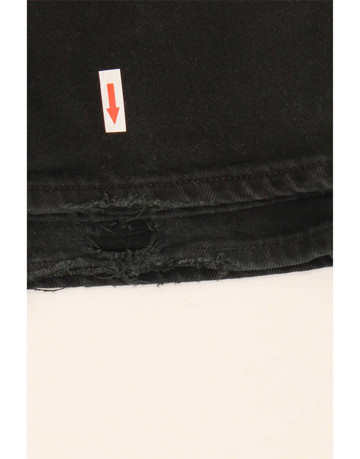 Levi's Mens 751 Straight Jeans W34 L32 Black Cotton