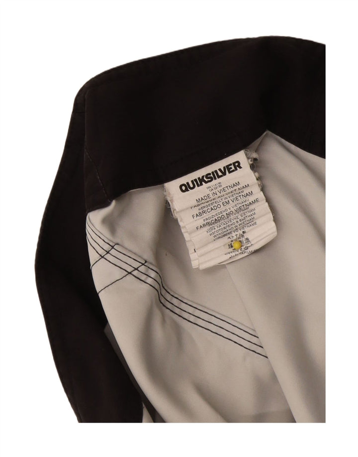 Quiksilver Mens Swimming Shorts Medium Grey Camouflage Polyester