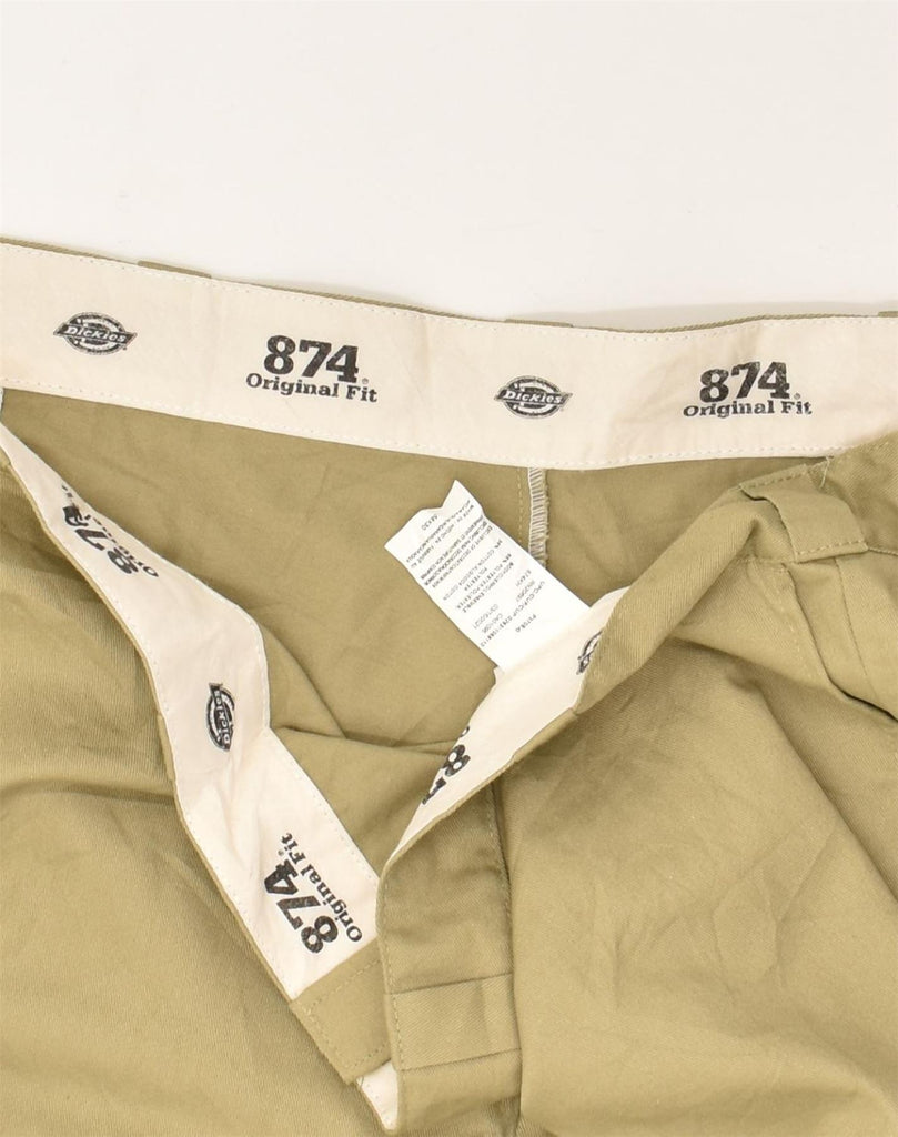 DICKIES Mens 874 Original Fit Tapered Casual Trousers W28 L30  Beige | Vintage Dickies | Thrift | Second-Hand Dickies | Used Clothing | Messina Hembry 