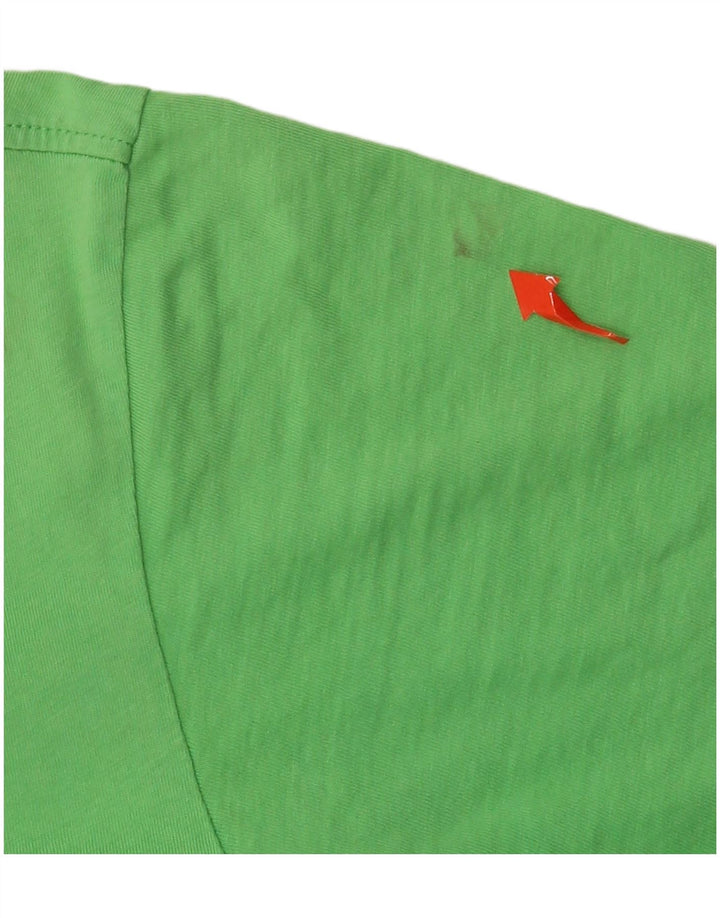 Champion Mens Graphic T-Shirt Top Medium Green