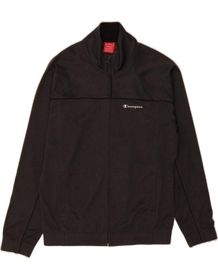 CHAMPION Mens Tracksuit Top Jacket Medium Grey Polyester Vintage Champion and Second-Hand Champion from Messina Hembry 