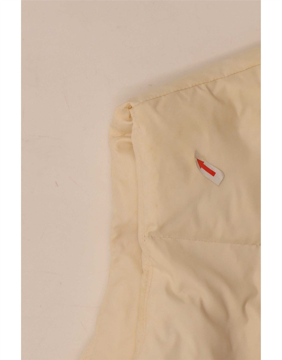Napapijri Mens Graphic Padded Gilet UK 38 Medium Off White Polyamide
