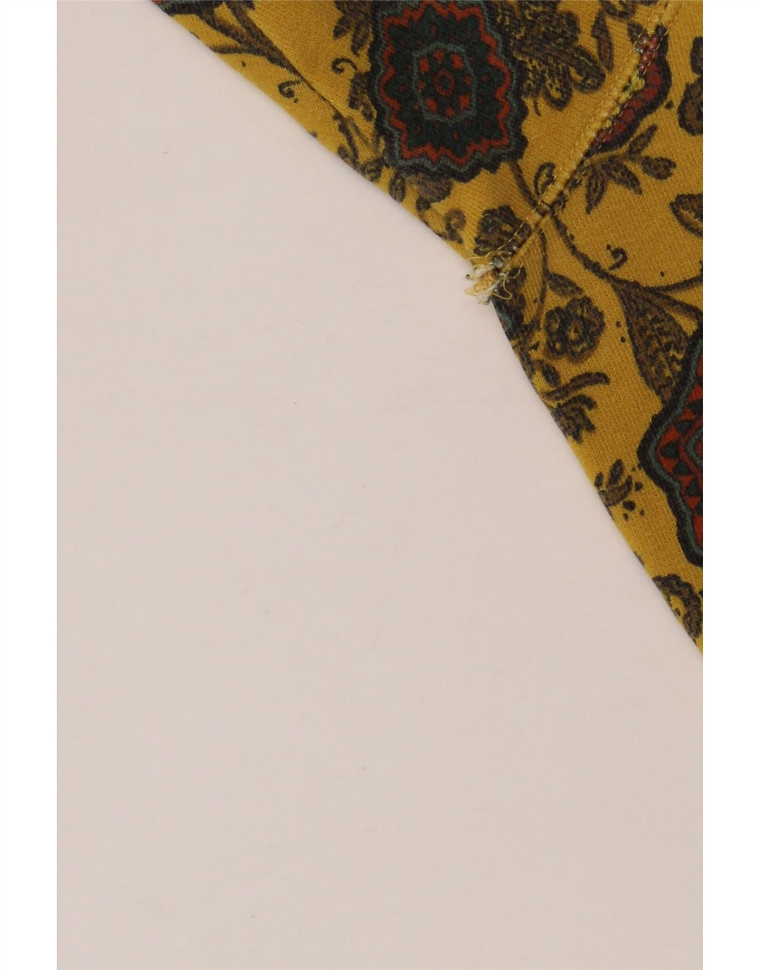 PATRIZIA DINI Womens Sweatshirt Jumper UK 14 Medium Yellow Floral