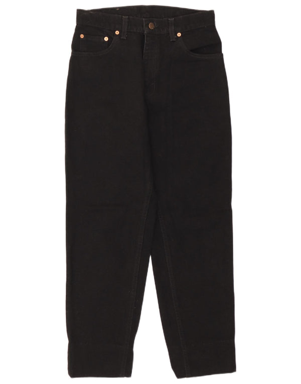 Levi's Womens High Rise Tapered Jeans US 9 Medium W29 L28 Black Cotton