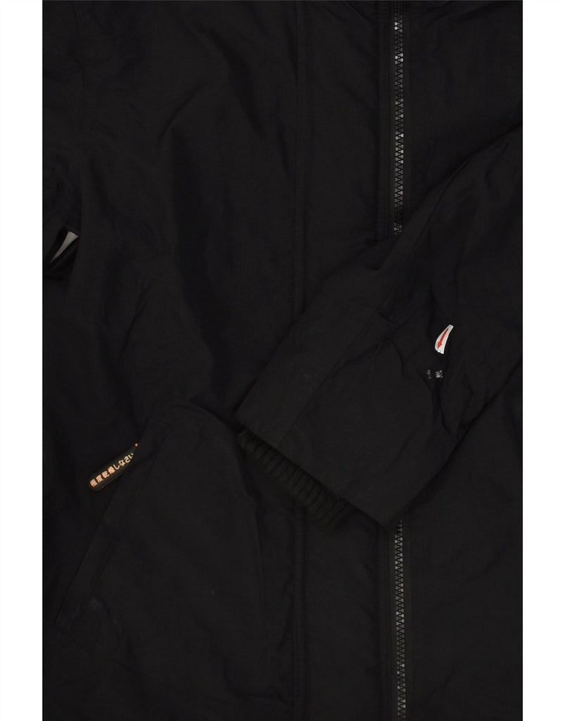 SUPERDRY Womens The Windcheater Windbreaker Jacket UK 14 Medium Black | Vintage Superdry | Thrift | Second-Hand Superdry | Used Clothing | Messina Hembry 