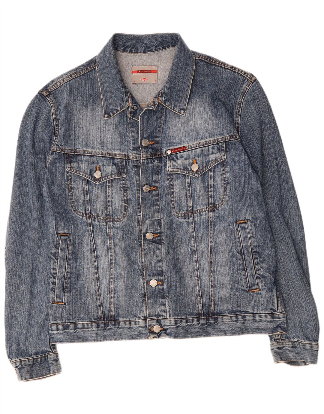 LEE COOPER Mens Denim Jacket UK 40 Large Blue