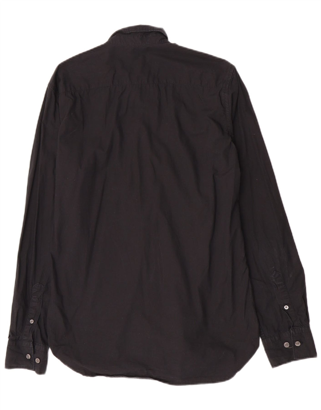 French Connection Mens Shirt Small Black Cotton