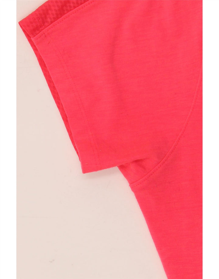 Asics Womens T-Shirt Top UK 6 XS Pink