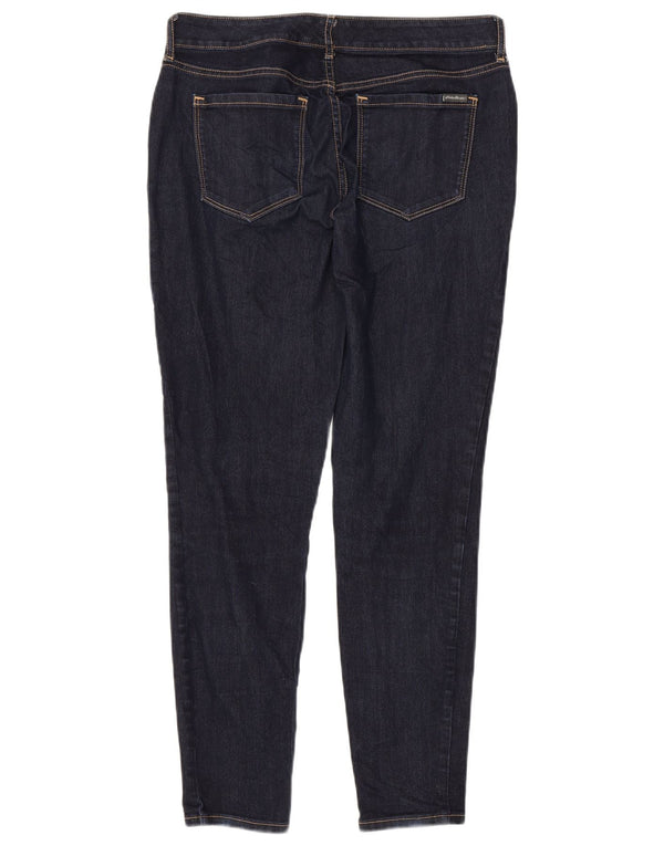 Eddie Bauer Womens Skinny Jeans US 6 Medium W32 L29 Navy Blue