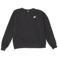 Nike Mens Sweatshirt Jumper Large Black Cotton