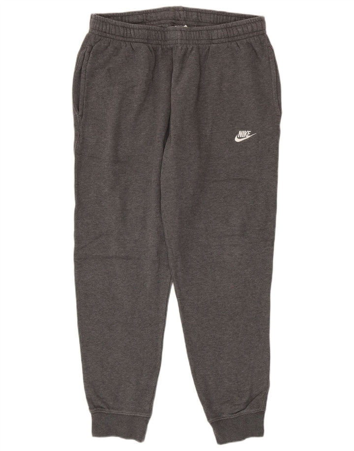 Nike Mens Tracksuit Trousers Joggers Large  Grey Flecked Cotton