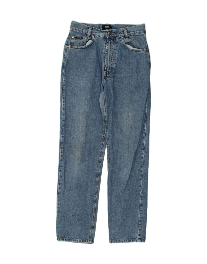 HUGO BOSS Mens Straight Jeans W28 L31  Blue | Vintage Hugo Boss | Thrift | Second-Hand Hugo Boss | Used Clothing | Messina Hembry 