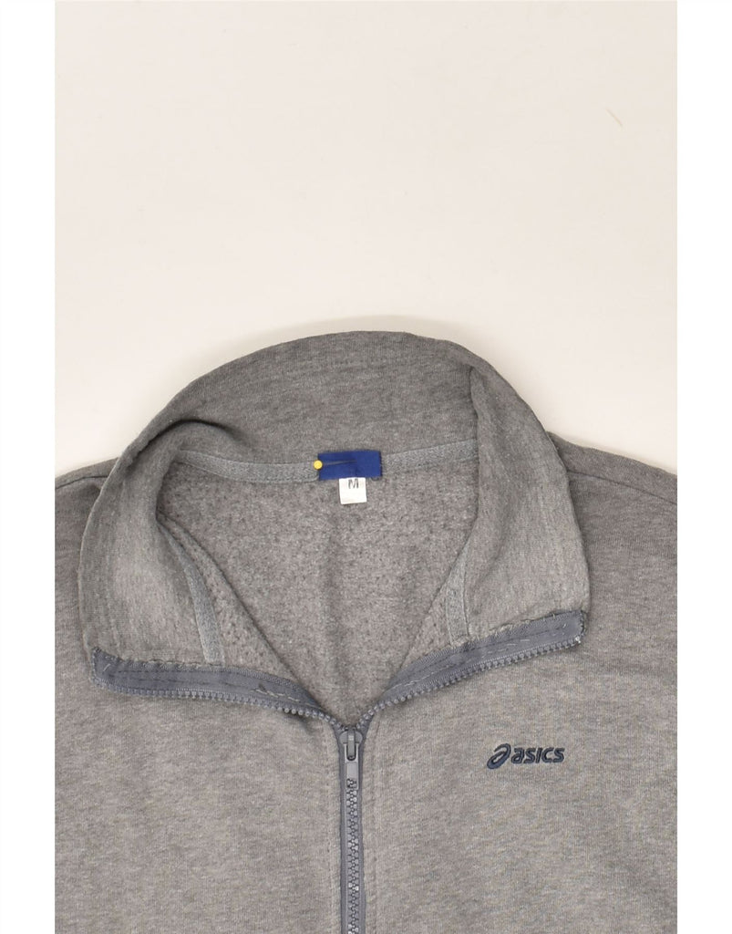 ASICS Mens Tracksuit Top Jacket Medium Grey | Vintage Asics | Thrift | Second-Hand Asics | Used Clothing | Messina Hembry 