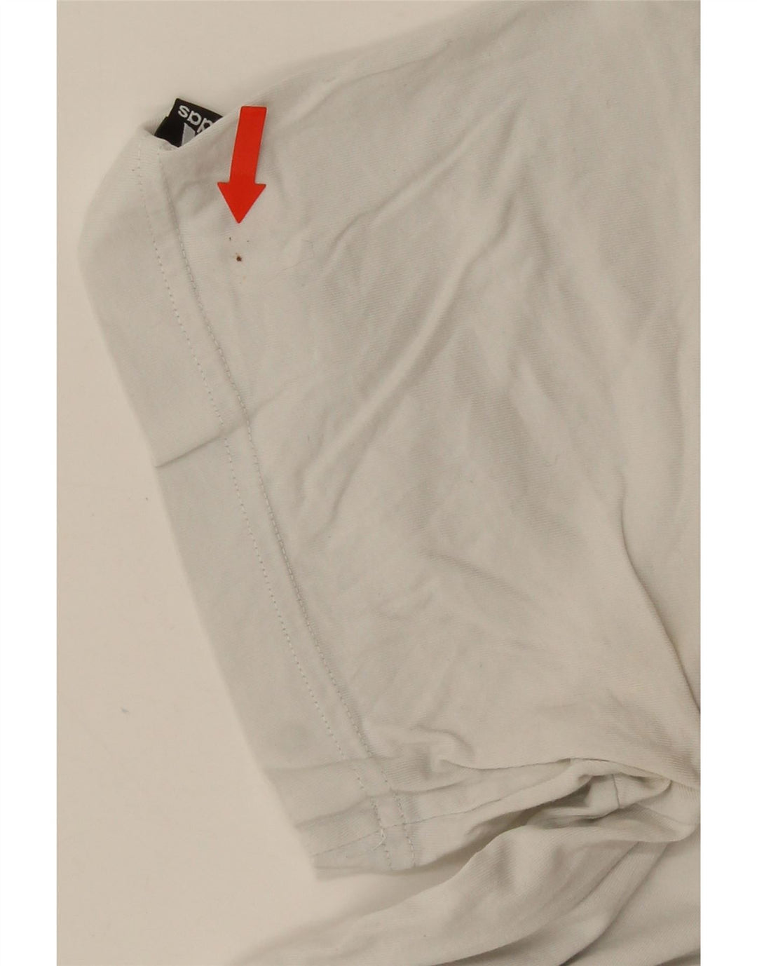 ADIDAS Mens Graphic T-Shirt Top Large White Cotton