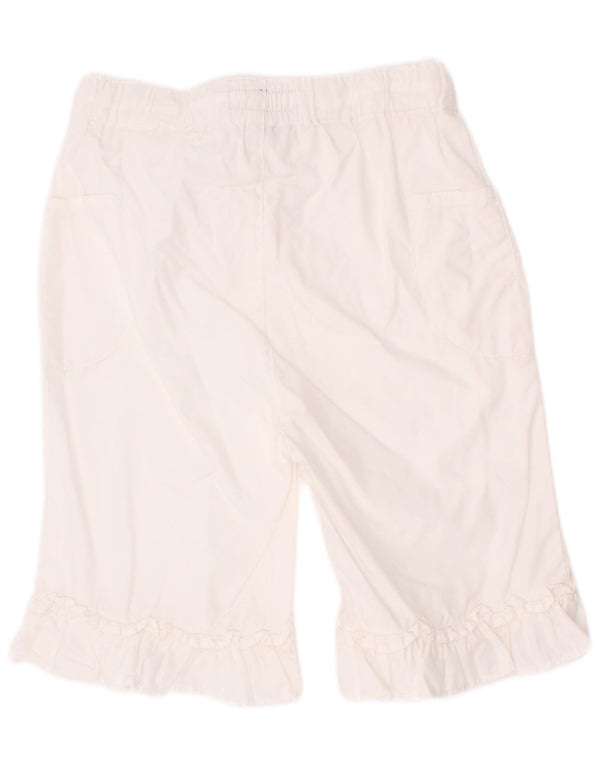 Gant Baby Girls Wide Leg Casual Trousers 18-24 Months W20 L8 White Cotton