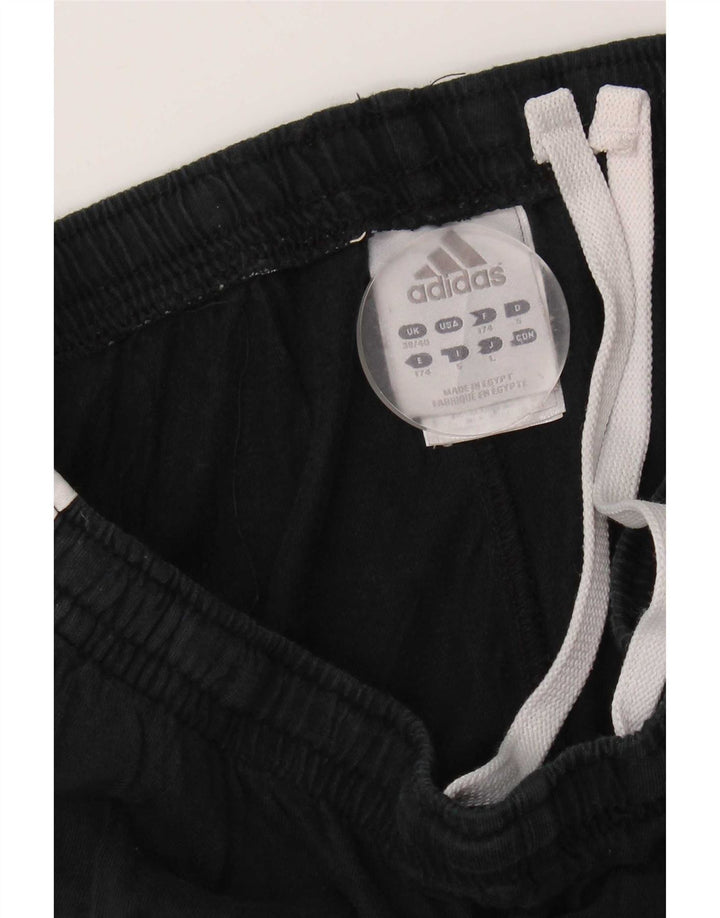 Adidas Mens Tracksuit Trousers XL Black Cotton Comics