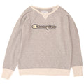 Champion Mens Graphic Sweatshirt Jumper Large Grey Colourblock Polyester
