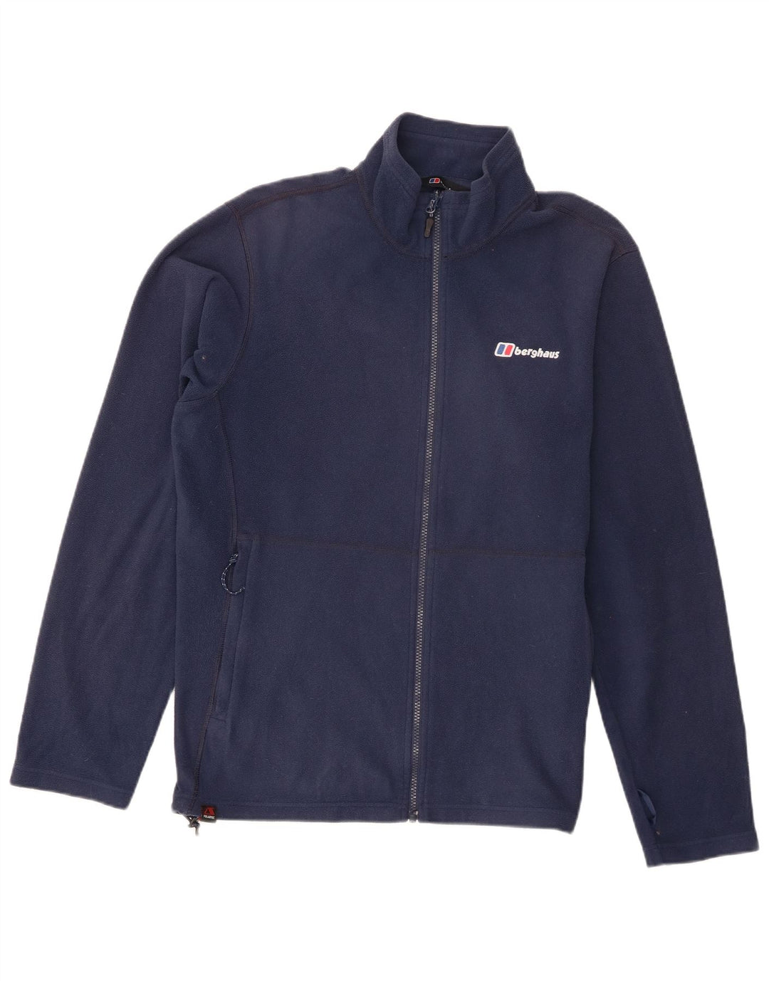 Berghaus Mens Fleece Jacket UK 40 Large Navy Blue Polyester
