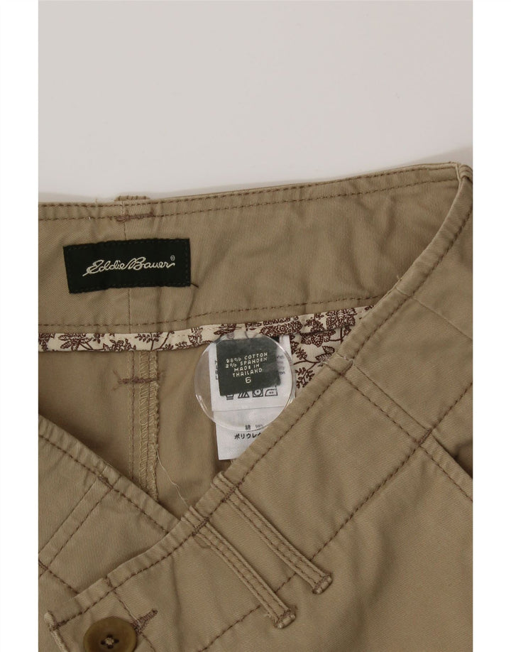 EDDIE BAUER Womens Straight Chino Trousers US 6 Medium W30 L31 Beige Vintage Eddie Bauer and Second-Hand Eddie Bauer from Messina Hembry 