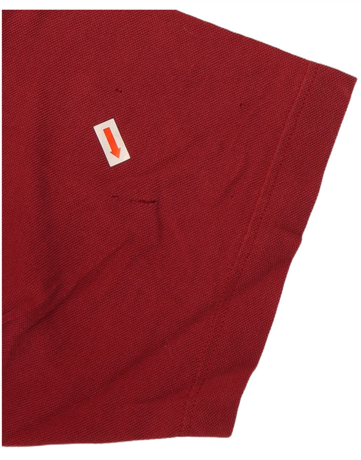 Sergio Tacchini Mens Polo Shirt XL Burgundy