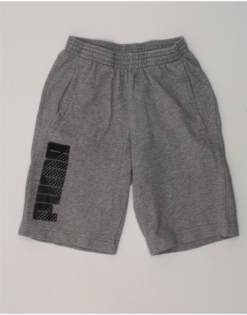 PUMA Boys Sport Shorts 13-14 Years Grey Cotton | Vintage Puma | Thrift | Second-Hand Puma | Used Clothing | Messina Hembry 