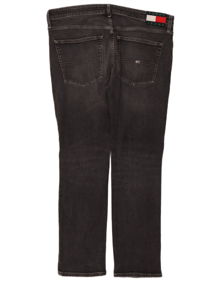 Tommy Hilfiger Mens Slim Jeans W38 L32 Grey Cotton