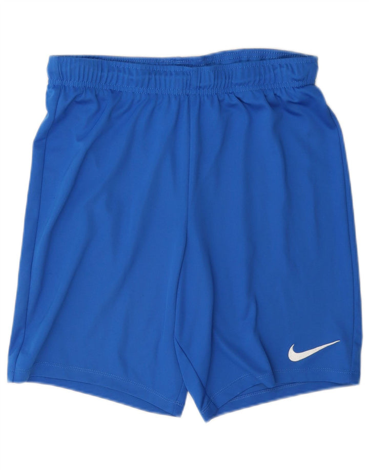 Nike Mens Dri Fit Sport Shorts Medium Blue Polyester