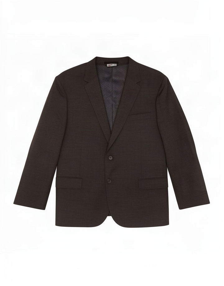 Marks & Spencer Mens 2 Button Blazer Jacket UK 46 XL Black Polyester