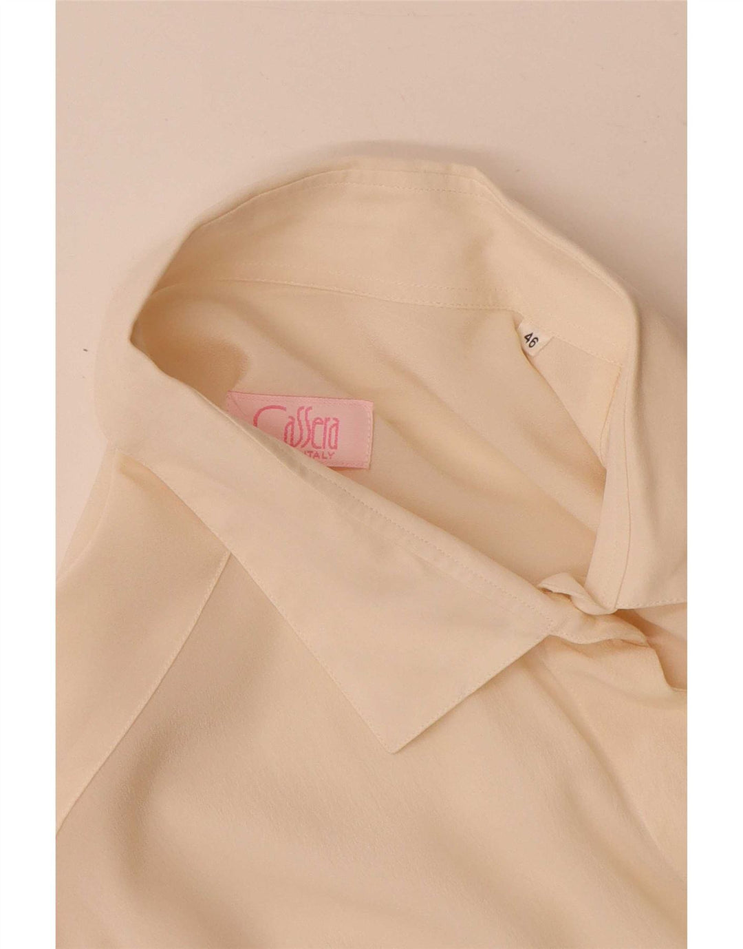 Cassera Womens Shirt IT 46 Large Off White