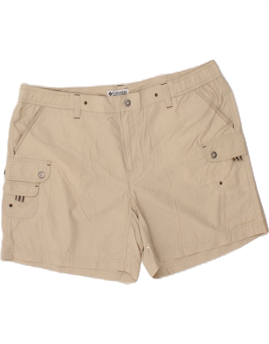 COLUMBIA Womens Cargo Shorts XL W38  Beige Cotton Vintage Columbia and Second-Hand Columbia from Messina Hembry 