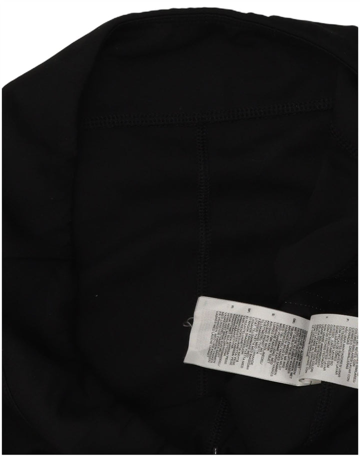 ADIDAS Womens Aeroready Crop Leggings UK 12 Medium Black Polyester